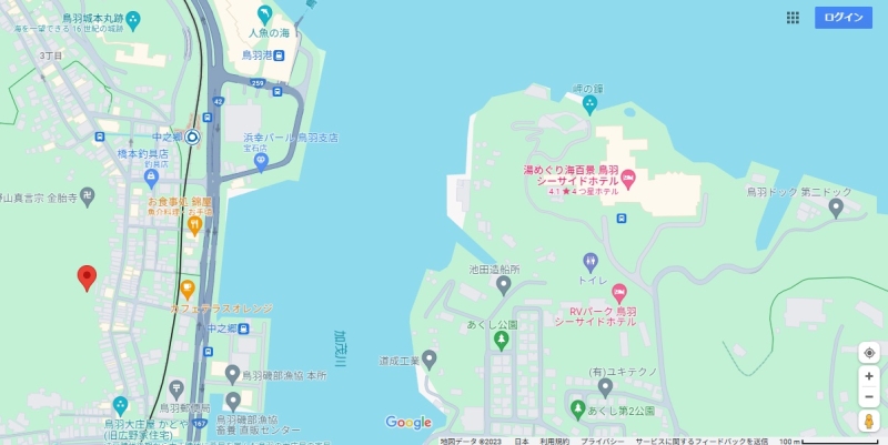 三重県鳥羽市の山林　海の近く、景色抜群