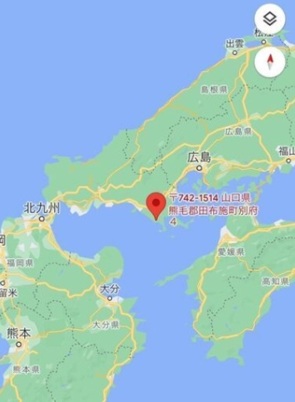 山口県田布施町の山林　409㎡　10万円