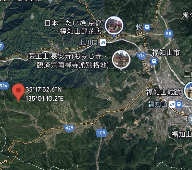 福知山市の約１０００坪の山林　４０万円