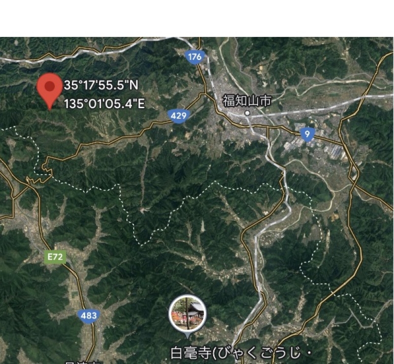 福知山市の１３００坪の山林　４０万円
