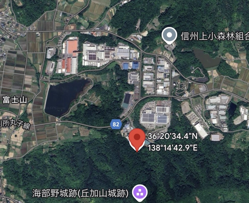 上田市の山林４０６㎡　２０万円