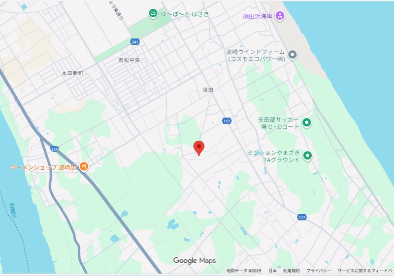 茨城県神栖市の山林　約６０坪　３０万円