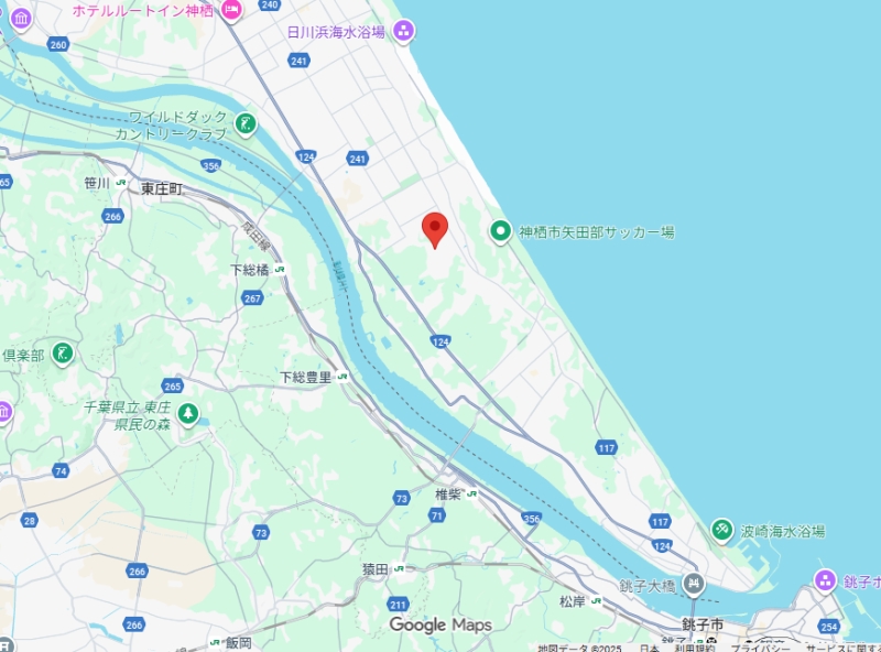 茨城県神栖市の山林　約６０坪　３０万円