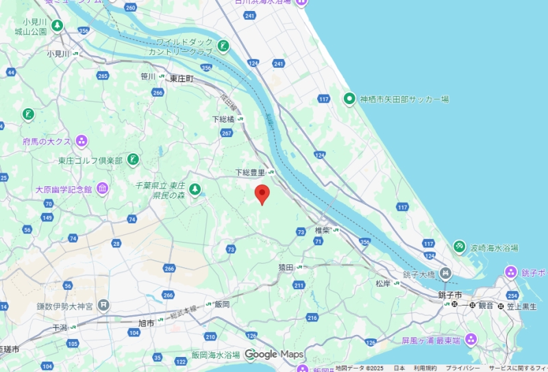 千葉県銚子市の山林　約６５坪　３５万円