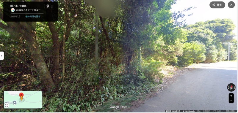 千葉県銚子市の山林　約６５坪　３５万円