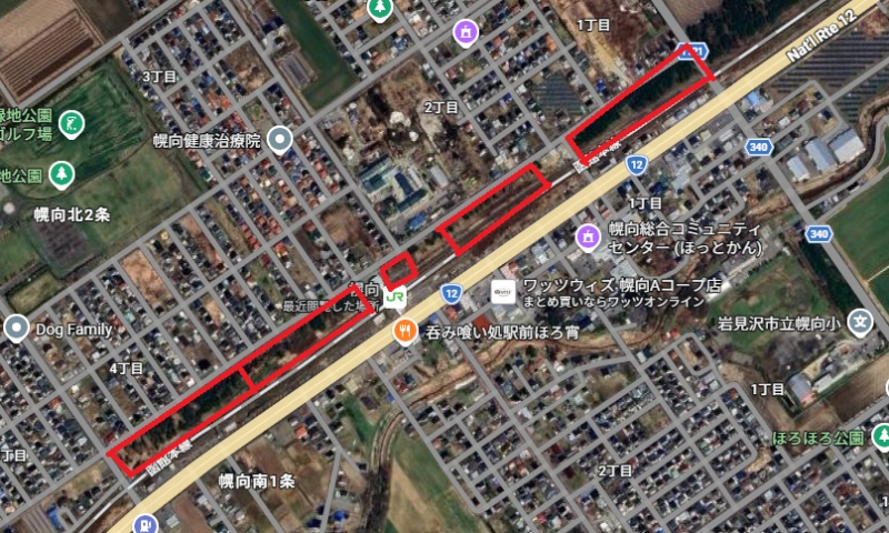 幌向駅前大規模土地（23,129㎡）約7,000坪、駅駐輪場年間使用料８２,９００円付