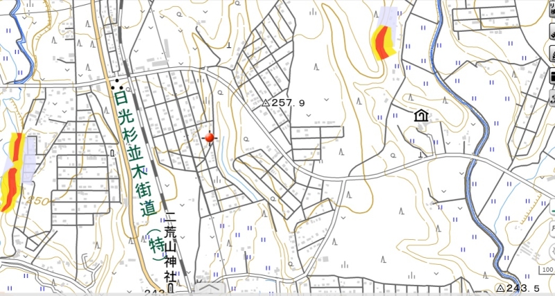 日光の利便性の高い山林610㎡　30万円