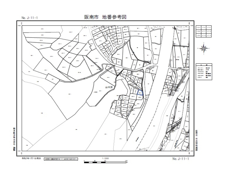 大阪府阪南市の山林
